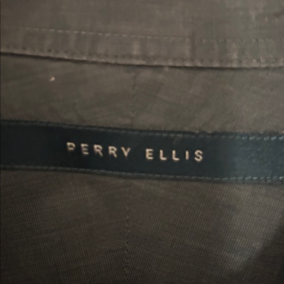 Perry Ellis Dark blue Dress Shirt - Picture 2 of 4